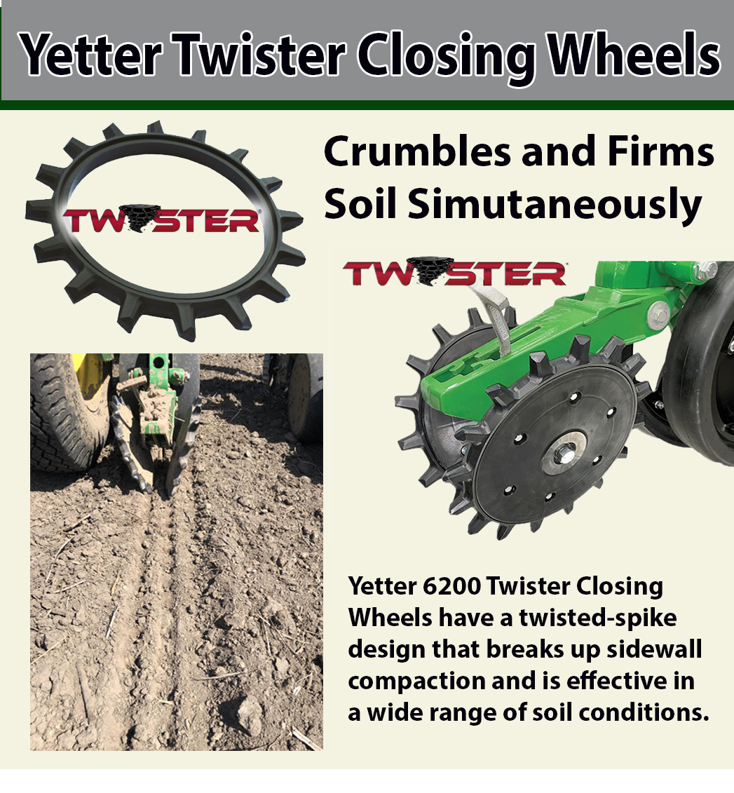 S.I. Distributing Inc.... Yetter Twister Closing Wheels